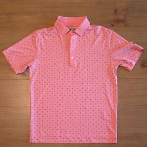 FootJoy Pink Microdot Polo Shirt